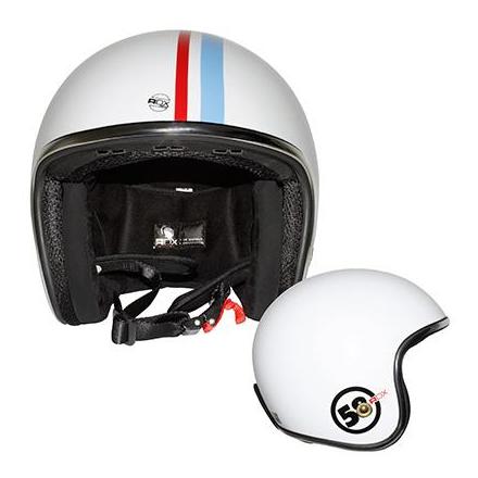 30686 CASQUE JET ADX LEGEND COX BLANC BRILLANT XS xxx Info 