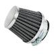 158754 FILTRE A AIR REPLAY KN GRILLE ACIER CHROME FIXATION DROITE DIAM 45 mm xxx Info 