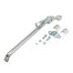 160610 BEQUILLE CYCLO LATERALE ADAPTABLE PEUGEOT 103 SP, MVL LISSE CHROME (LONGUEUR 340mm) -SELECTION P2R- xxx Info 