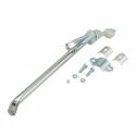 BEQUILLE CYCLO LATERALE ADAPTABLE PEUGEOT 103 SP, MVL LISSE CHROME (LONGUEUR 340mm) -SELECTION P2R-