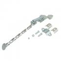 BEQUILLE CYCLO LATERALE ADAPTABLE PEUGEOT 103 SP, MVL TORSADE CHROME (LONGUEUR 270mm) -SELECTION P2R-