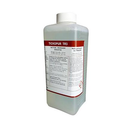 161703 DETERGEANT NETTOYEUR-BAC ULTRASONS PROFESSIONNEL TR3 1L (DEGRAISSE + DESOXYDE) xxx Info 