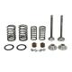 162070 SOUPAPE SCOOT ADAPTABLE SCOOT 50 CHINOIS 4T, GY6 139QMB (ADMISSION : L64mm, DIAM QUEUE 4,95mm, DIAM TETE 18,50mm - ECHAPP