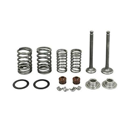 162070 SOUPAPE SCOOT ADAPTABLE SCOOT 50 CHINOIS 4T, GY6 139QMB (ADMISSION : L64mm, DIAM QUEUE 4,95mm, DIAM TETE 18,50mm - ECHAPP