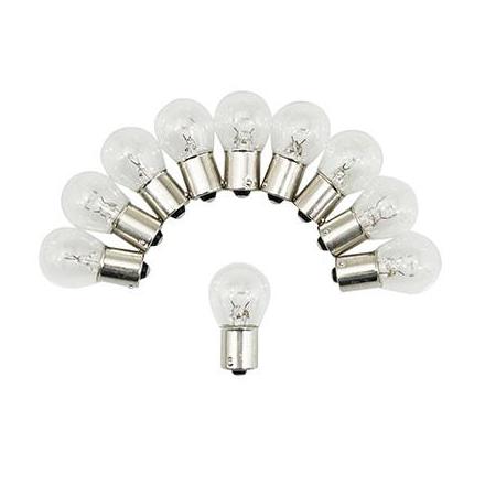 161307 AMPOULE-LAMPE 12V 18W CULOT BA15S STANDARD BLANCHE (CLIGNOTANT) (BOITE DE 10) -FLOSSER- xxx Info 