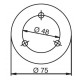 Arrache volant Buzzetti pour MBK 50 Booster 04 Catalusé, Nitro... (3Vis)