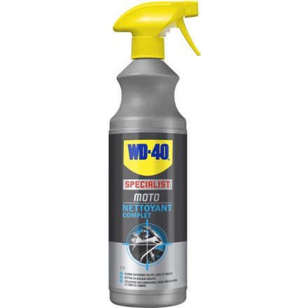 Spray lubrifiant SPECIALIST MOTO NETTOYANT COMPLET WD-40 (1L)