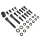 Kit vis de carrosserie acier Noir pour Booster/ Yamaha 50 Bw's