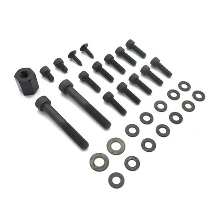 Kit vis de carrosserie acier Noir pour Booster/ Yamaha 50 Bw's