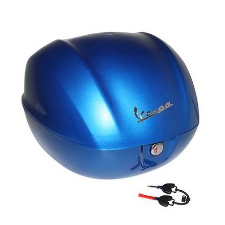 103287 TOP CASE 32L ORIGINE PIAGGIO 50-125 VESPA PRIMAVERA-SPRINT 2013> BLEU 261-A (SANS DOSSERET) -1B00001600DQ- 2 Général 