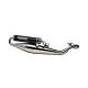 160307 POT SCOOT YASUNI Z CHROME POUR MBK 50 NITRO, OVETTO-YAMAHA 50 AEROX, NEOS-MALAGUTI 50 F12-APRILIA 50 SR (SILENCIEUX NOIR