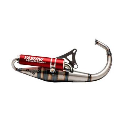 160314 POT SCOOT YASUNI Z VERNI POUR MBK 50 BOOSTER, STUNT-YAMAHA 50 BWS, SLIDER (SILENCIEUX ROUGE) -TUB306R- 2 Général | 