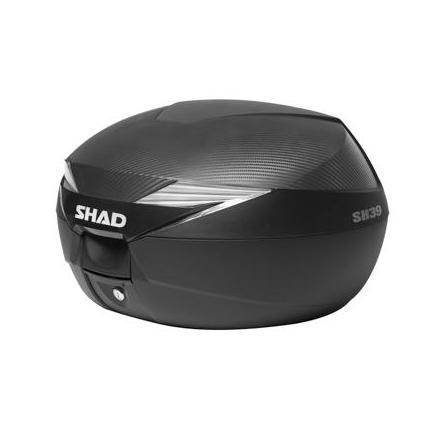 161739 TOP CASE SHAD SH39 CARBONE 39L AVEC PLATINE (CONTENANCE 1 CASQUE INTEGRAL + 1 CASQUE JET) (L51xH32xP43cm) (D0B39106) Top