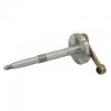 EMBIELLAGE-VILEBREQUIN COMPETITION TYPE BECKER POUR SOLEX (DIAM ROULEMENT 20 mm-CONE ALLUMAGE 15 mm POUR ALLUMAGE MBK)
