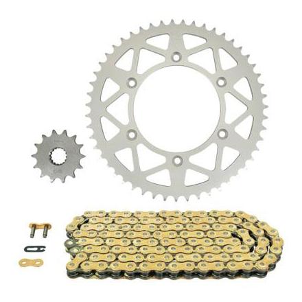 163962 KIT CHAINE ADAPTABLE KTM 250 SXF 2017> 520 14X51 (DIAM COURONNE 125-150-8.5) (DEMULTIPLICATION ORIGINE) -AFAM- 2 Gén