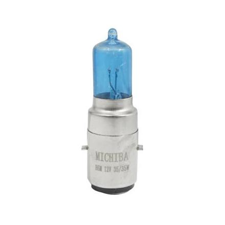 167077 AMPOULE-LAMPE 12V 35-35W NORME H6M CULOT BA20D TYPE XENON SUPER BLEU (PROJECTEUR) (VENDU A L'UNITE) -P2R- ** 2 Général 