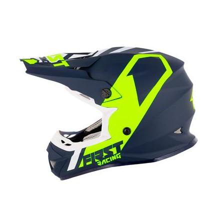 167747 CASQUE CROSS ADULTE FIRST RACING K2 BLEU-BLANC-FLUO L 2 Général | Fp-moto.com