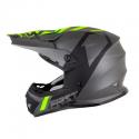 CASQUE CROSS ADULTE FIRST RACING K2 GRIS-FLUO-NOIR S