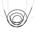 CABLE ET GAINE NOIRE POUR SOLEX 3800 (KIT) -SELECTION P2R-