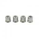ECROU DE CULASSE DIAM M7 HAUT 12mm AVEC EMBASE POUR MINARELLI 50 AM6 - DERBI - PEUGEOT 103 - MBK 51 - MOTOBECANE (JEU DE 4)