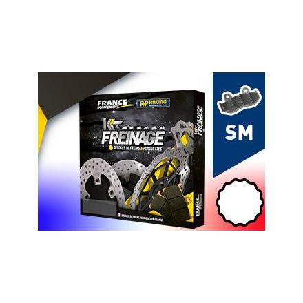 KF.004440 Kit Freinage Avant Scooter PEUGEOT 125 Satelis II i Premium (Etrier AJP) 2012-2012 Disques de frein FRANCE EQUIPEMENT 