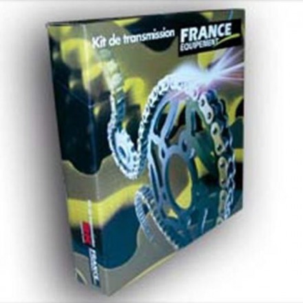  Kit chaine FE CCM.650 '01/04 R.Rayons 16X41 RU ALU Racing Ultra Renforcée (Joints plats) RK520MXU 