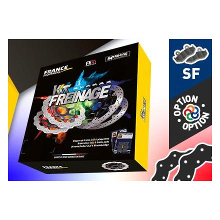 KF.006525 Kit Freinage Avant Moto TRIUMPH 765 Street Triple S Abs (HD01A) 2017-2019 Disques de frein FRANCE EQUIPEMENT | Fp-mo
