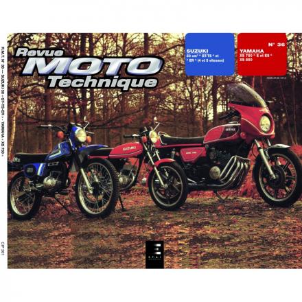 Revue Moto Technique RMT 36 SUZUKI 50 GT-TS-ER et YAMAHA XS 750 - XS 850