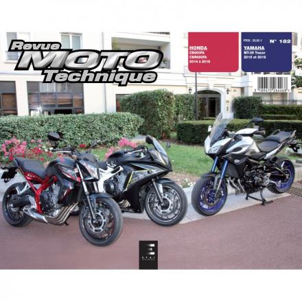 Revue Moto Technique RMT 182 YAMAHA MT-09 TRACER 900 (2015 à 2016) et HONDA CBR 650 FAE (2011 à 2014)