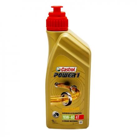 150308 HUILE MOTEUR 4 TEMPS CASTROL POWER 1 RACING 4T 10W40 (1 L) 100% SYNTHETIQUE - RECOMMANDATION TRIUMPH Lubrifiants et net