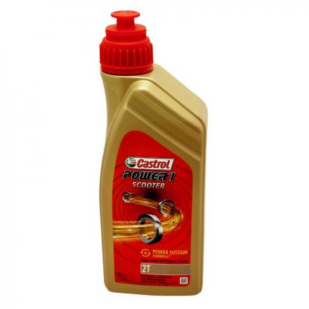 150324 HUILE MOTEUR 2 TEMPS CASTROL POWER 1 SCOOTER 2T (1 L) SEMI-SYNTHETIQUE Lubrifiants et nettoyants | Fp-moto.com garag