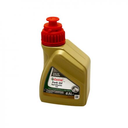 150344 HUILE DE FOURCHE-SUSPENSION CASTROL 5W SYNTHETIC FORK OIL (500 ml) 100% SYNTHETIQUE Lubrifiants et nettoyants | Fp