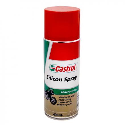 150353 RENOVATEUR DE PLASTIQUE SILICONE CASTROL SILICON SRAY (AEROSOL 400 ml) Lubrifiants et nettoyants | Fp-moto.com garage
