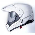 CASQUE CROSS MT SYNCHRONY DUOSPORT AVEC ECRAN BLANC BRILLANT XXL