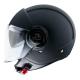 160125 CASQUE JET MT VIALE SV DOUBLE ECRANS UNI NOIR MAT S Casques MT | Fp-moto.com garage moto albi atelier reparation