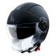 160125 CASQUE JET MT VIALE SV DOUBLE ECRANS UNI NOIR MAT S Casques MT | Fp-moto.com garage moto albi atelier reparation