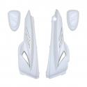 COQUE AR SCOOT BCD POUR MBK 50 STUNT-YAMAHA 50 SLIDER BLANC AVEC PADS (XTREME, 4 PIECES)