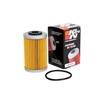 KN.655 Filtre à huile K&N KN.655 pour KTM 250 EXC 2000-2012, 450 EXC 2012-2014, 450 SMR 2013-, 650 SUPERMOTO 2007- / HUSQVARNA 4