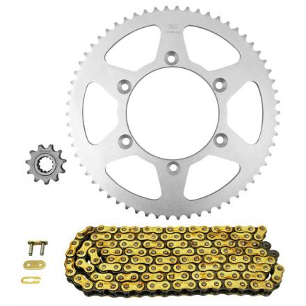 167788 KIT CHAINE ADAPTABLE CPI 50 SUPERCROSS 2006>2009, 50 SX 2006>2012 420 11x62 (DIAM COURONNE 110-130-8.5) (DEMULTIPLICA