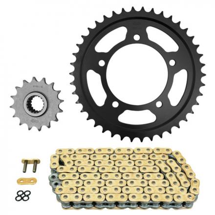 167812 KIT CHAINE ADAPTABLE APRILIA 1000 RSV4 2011-2014 525 16x42 (DIAM COURONNE 100-120-10.25) (DEMULTIPLICATION ORIGINE) 