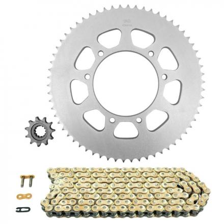 167802 KIT CHAINE ADAPTABLE HM 50 CRE BAJA 2003-2016 428 11x62 (DIAM COURONNE 105-125-8.5) (DEMULTIPLICATION ORIGINE) -AFAM