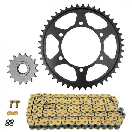 168042 KIT CHAINE ADAPTABLE YAMAHA 700 XTZ TENERE 2020 525 16x46 (DIAM COURONNE 110-130-10.5) (DEMULTIPLICATION ORIGINE) -A