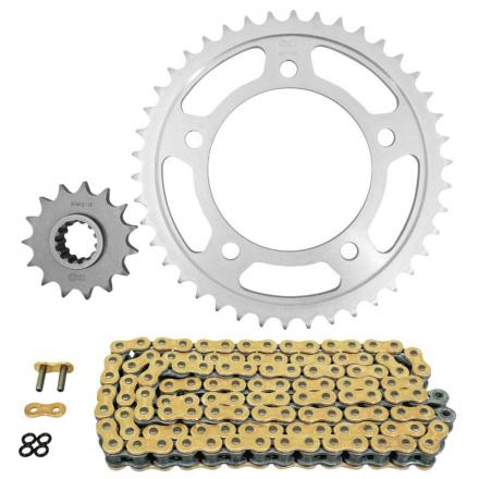 167867 KIT CHAINE ADAPTABLE HONDA 650 CBR R 2019>, 650 CB R 2019> 525 15x42 (DIAM COURONNE 112-138-12.25) (DEMULTIPLICATION 