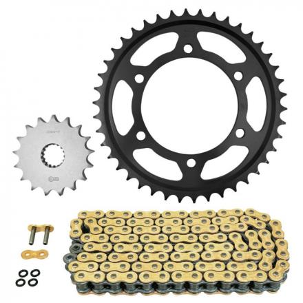 168027 KIT CHAINE ADAPTABLE SUZUKI 1000 GSX R 2009-2016 530 17x42 (DIAM COURONNE 110-130-10.25) (DEMULTIPLICATION ORIGINE) 