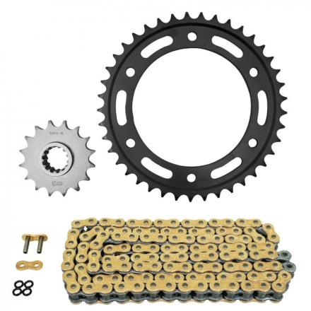 167871 KIT CHAINE ADAPTABLE HONDA 600 CBR RR 2007-2019 525 16x41 (DIAM COURONNE 134-160-10.25) (DEMULTIPLICATION ORIGINE) -