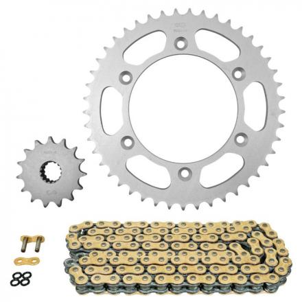 167937 KIT CHAINE ADAPTABLE KTM 690 ENDURO 2008-2016 520 15x45 (DIAM COURONNE 125-150-8.5) (DEMULTIPLICATION ORIGINE) -AFAM