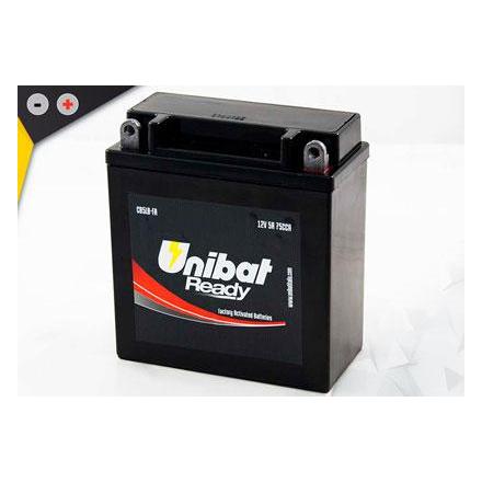 UCB5LB-FA Batterie Unibat CB5L-B-FA - Scellés en Usine. YB5L-B / YB5LB / BB5L-B / BB5LB / CB5LB / 5LB LxlxH : 120x60x130 [ - +