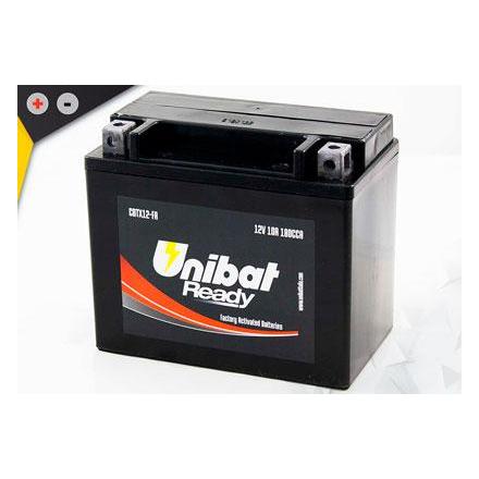 UCBTX12-FA Batterie Unibat CBTX12-FA - Scellés en Usine. (YTX12-BS / YTX12BS / BTX12 / FBTX12 / CBTX12BS / 12BS / UCX12) LxlxH :