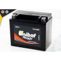 Batterie Unibat CBTX12-FA - Scellés en Usine. (YTX12-BS / YTX12BS / BTX12 / FBTX12 / CBTX12BS / 12BS / UCX12) LxlxH : 150x87x130
