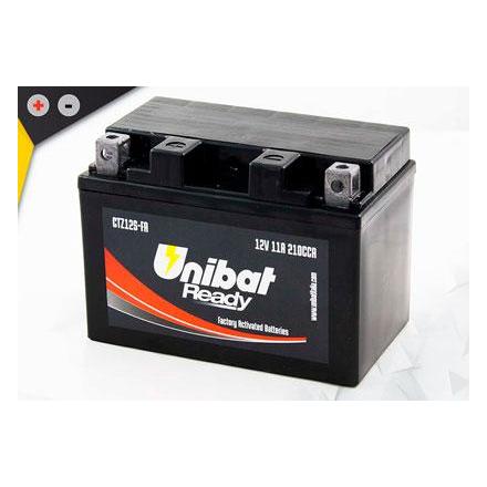 UCTZ12S-FA Batterie Unibat CTZ12S-FA - Scellés en Usine. (YTZ12S / BTZ12S / FTZ12S / CTZ12S / 12S) LxlxH : 150x87x110 [ + - ] 